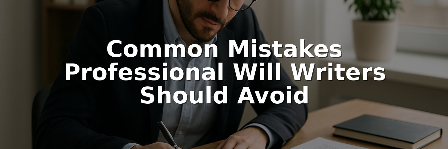 Common Mistakes Professional Will Writers Should Avoid