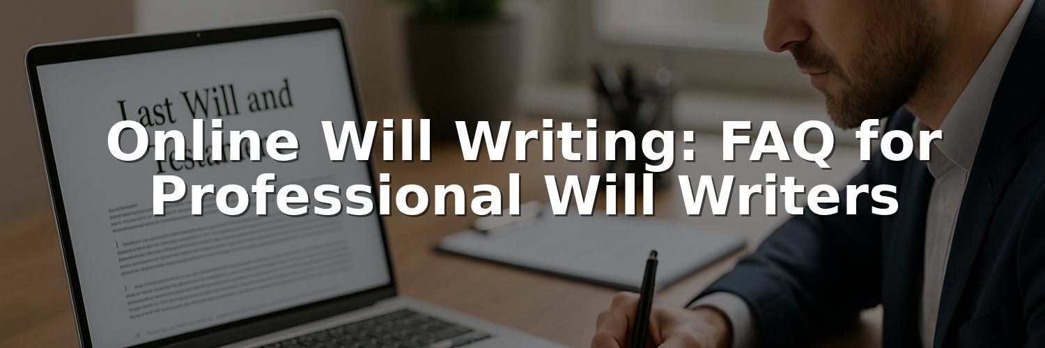 Online Will Writing: FAQ for Professional Will Writers